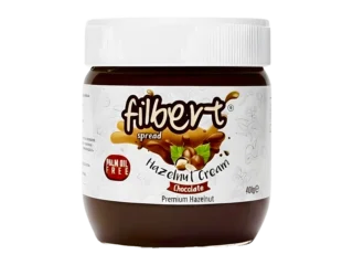 Filbert Spread Cacao (Chocolate) hazelnut cream, 400 g glass jar